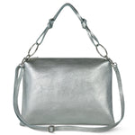 Metallic Calf Leather Shoulder Bag