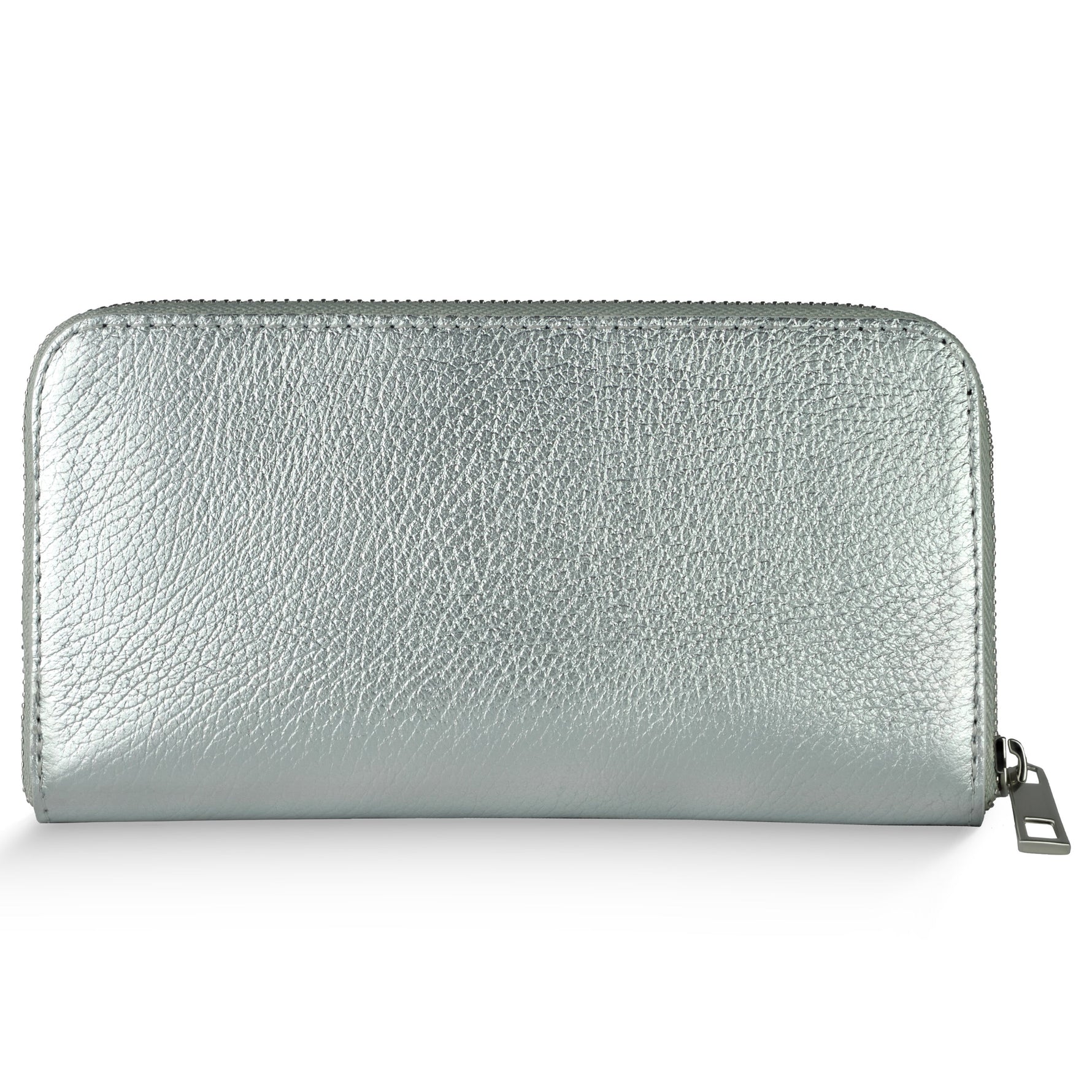 Metallic Calf Leather Wallet
