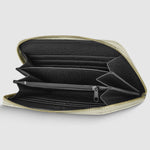 Metallic Calf Leather Wallet