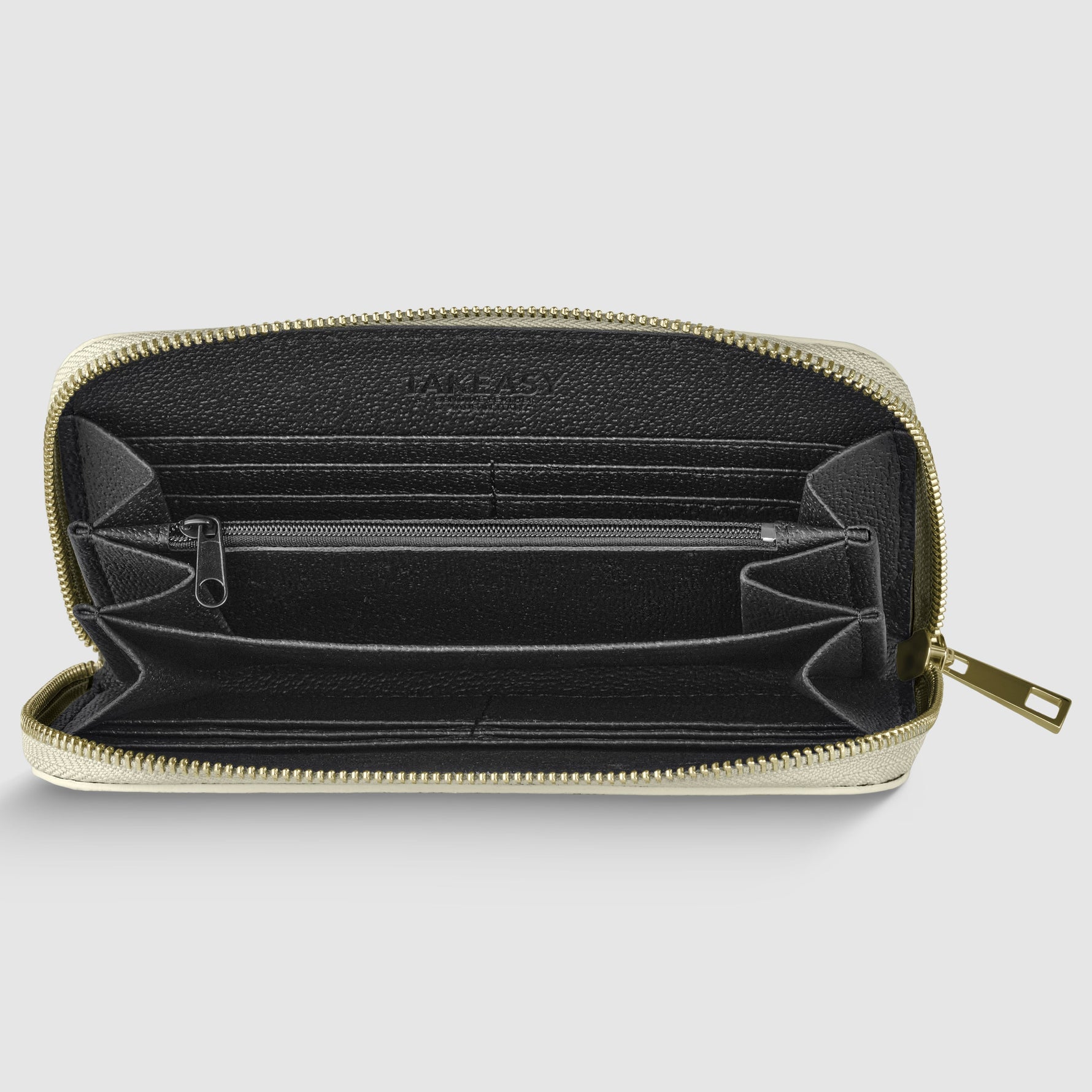 Metallic Calf Leather Wallet