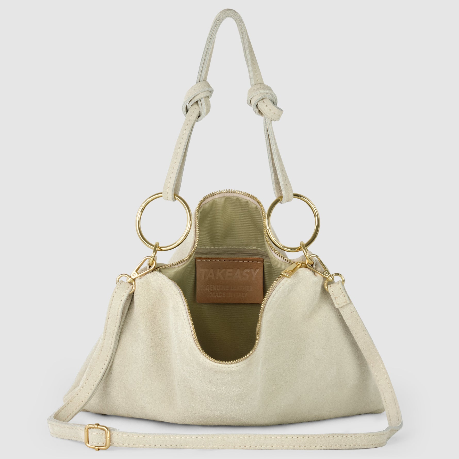 Suede Leather Shoulder Bag