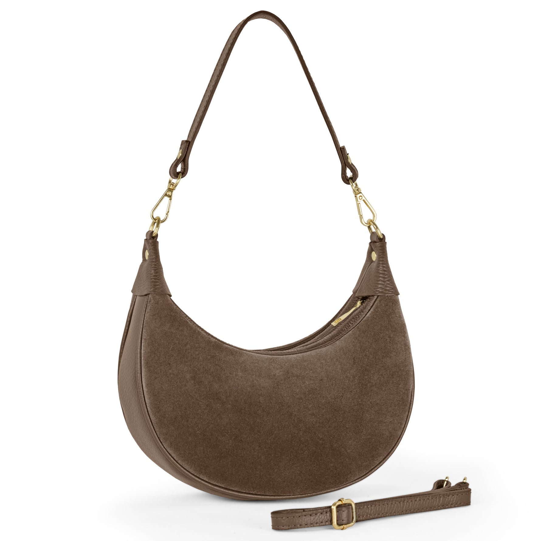 Suede Leather Shoulder Bag