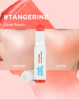 Vegan Again Radiance Best Blush Stick Makeup - By Baano