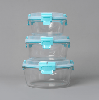 High Top Lid Round Containers