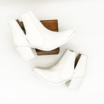 Tarim Booties in White Croc Naughty Monkey