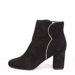 Tatiana Scallop Suede Booties Chelsea Crew