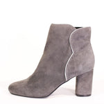 Tatiana Scallop Suede Booties Chelsea Crew