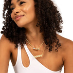 Kid's Diamond Cut Block Name Necklace