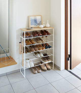 Six-Tier Shoe Rack (34" H)  - Steel - By Baano