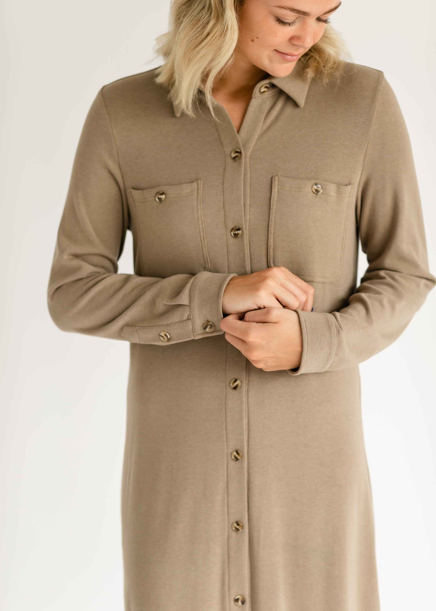 Teagan Ultra Soft Shirt Dress