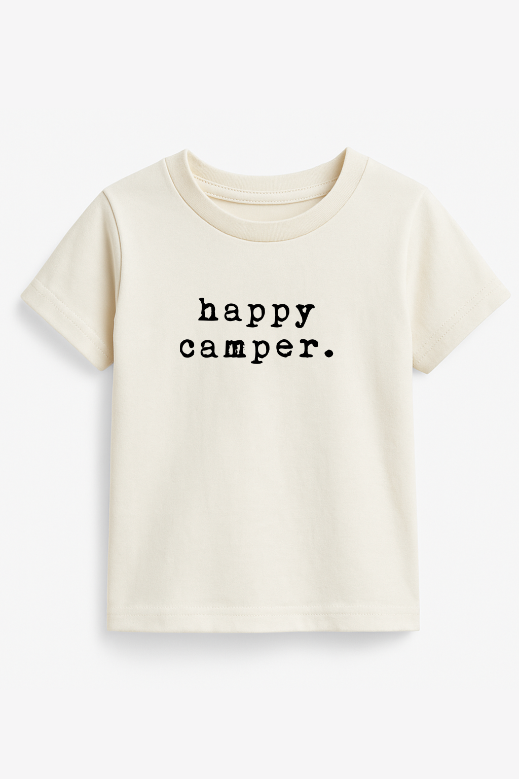 Happy Camper Organic Cotton Short Sleeve Toddler T-Shirt - By Baano