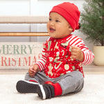 Christmas Collage Bamboo Cotton Boys Set - By Baano