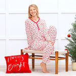 Christmas Bamboo Women's Pajama Set Ho-Ho-Ho - By Baano