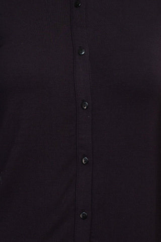T Tahari Collar Neck Cuff Long Sleeves Button Detail ITY Blouse - Glamourous Grace