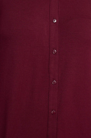 T Tahari Collar Neck Cuff Long Sleeves Button Detail ITY Blouse - Glamourous Grace