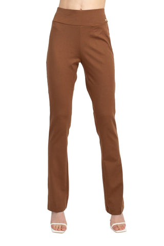 T Tahari Pull On Bootcut Rayon Pant With Welt Pockets - By Baano