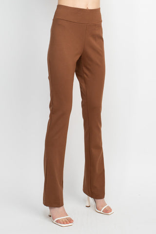T Tahari Pull On Bootcut Rayon Pant With Welt Pockets - By Baano