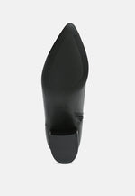 Thalia Pointed Toe Ankle Boots