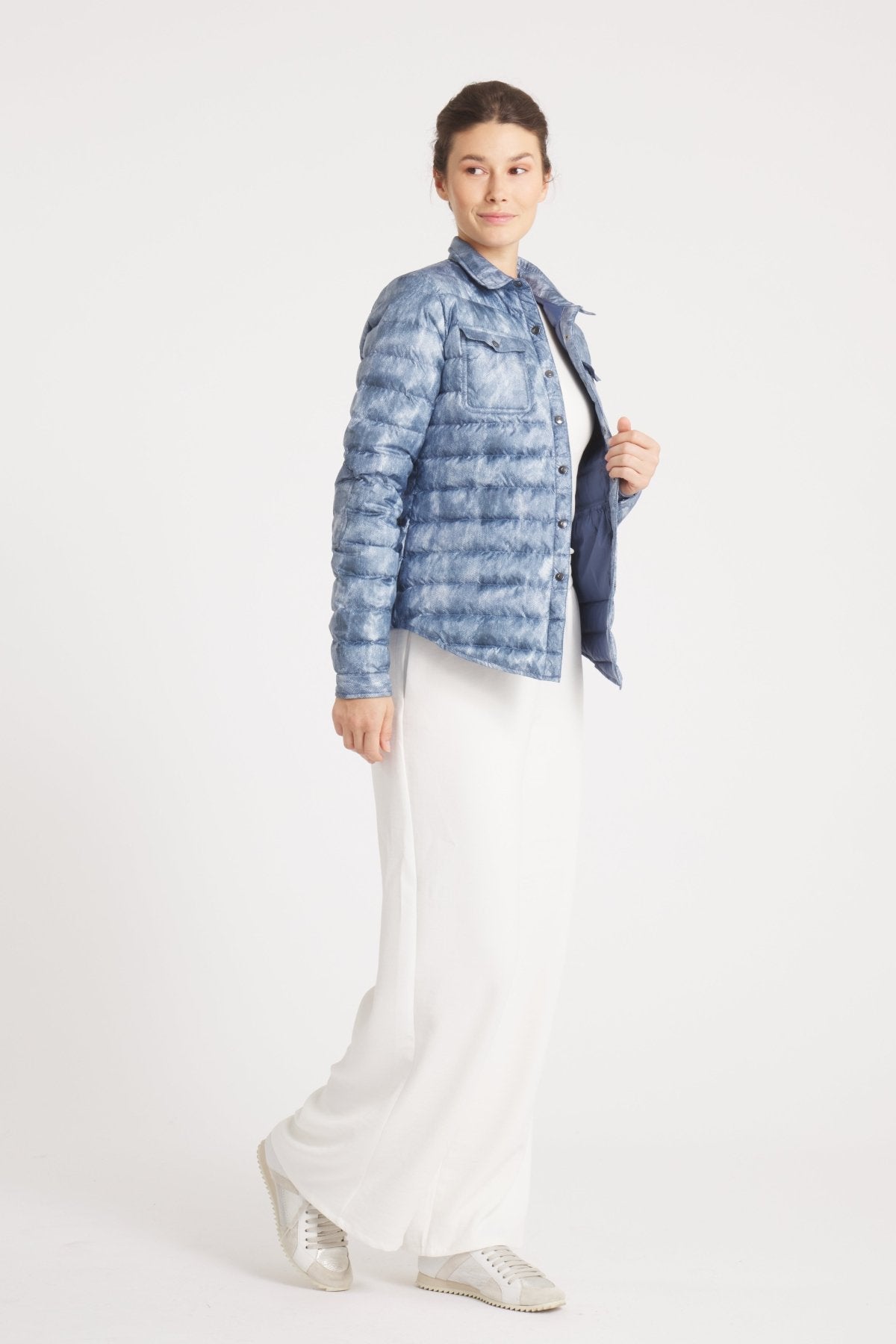 The Harrow Royale | Down Shirt | Blue Jean Print