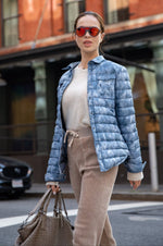 The Harrow Royale | Down Shirt | Blue Jean Print