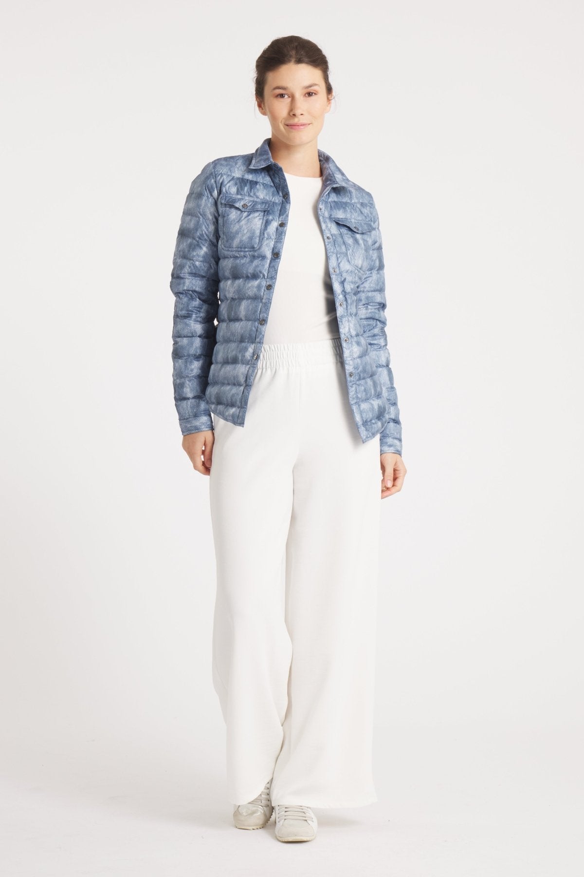 The Harrow Royale | Down Shirt | Blue Jean Print