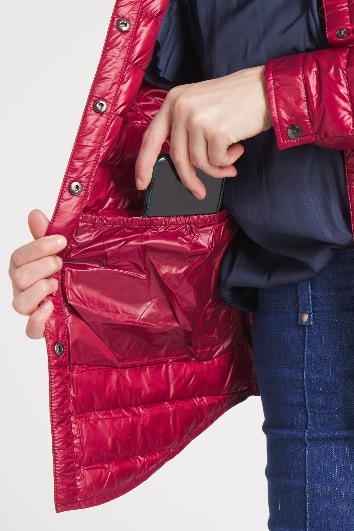 The Harrow Royale | Down Shirt | Bordeaux