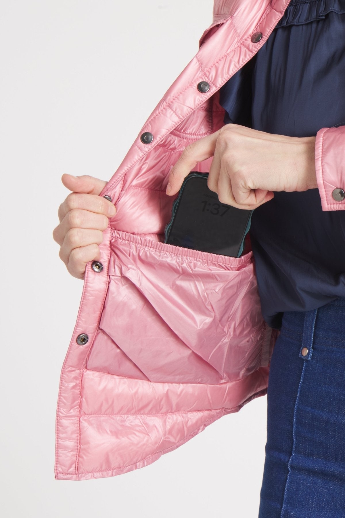 The Harrow Royale | Down Shirt | Dusty Rose