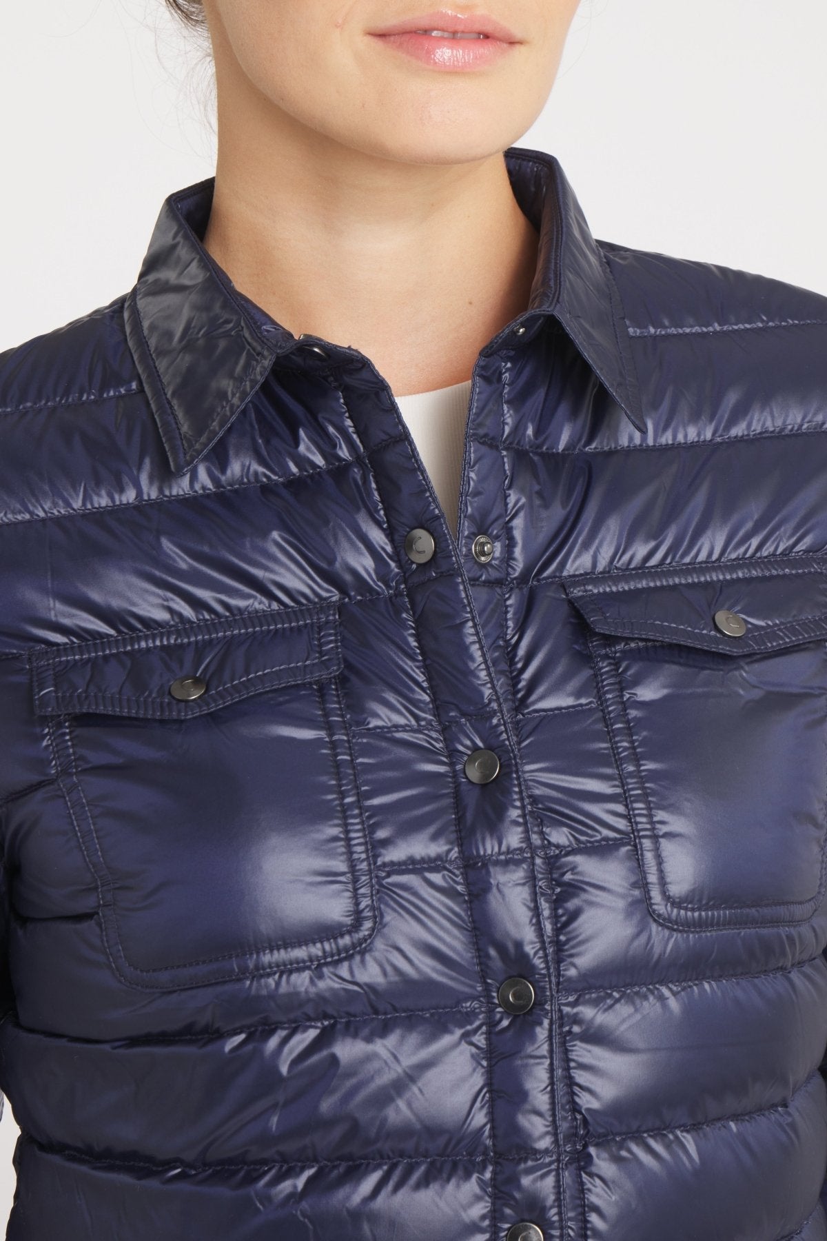 The Harrow Royale | Down Shirt | Ink Navy