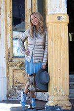 The Harrow Royale | Down Shirt | Metallic Gold