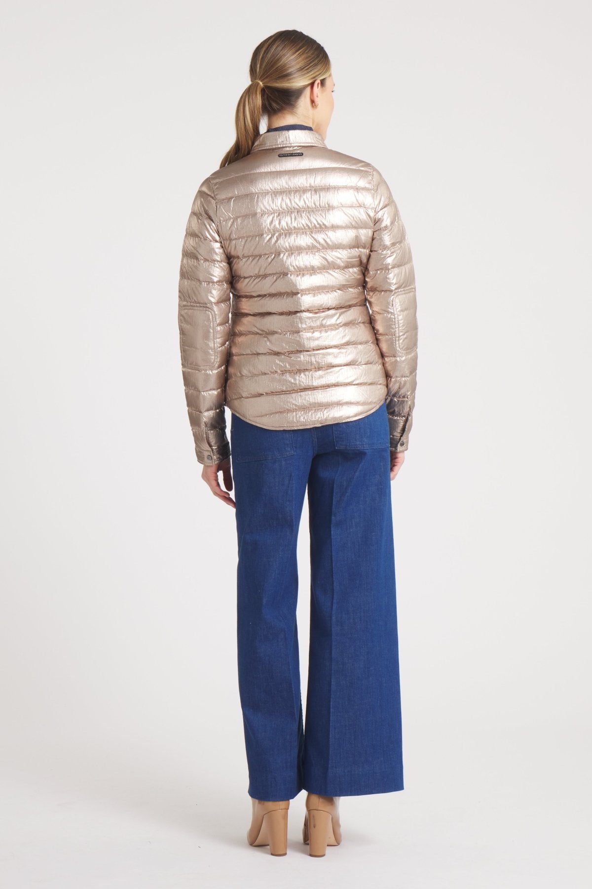 The Harrow Royale | Down Shirt | Metallic Gold