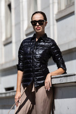 The Harrow Royale | Down Shirt | Midnight Black