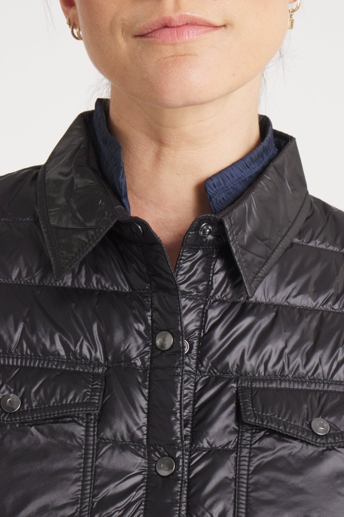 The Harrow Royale | Down Shirt | Midnight Black