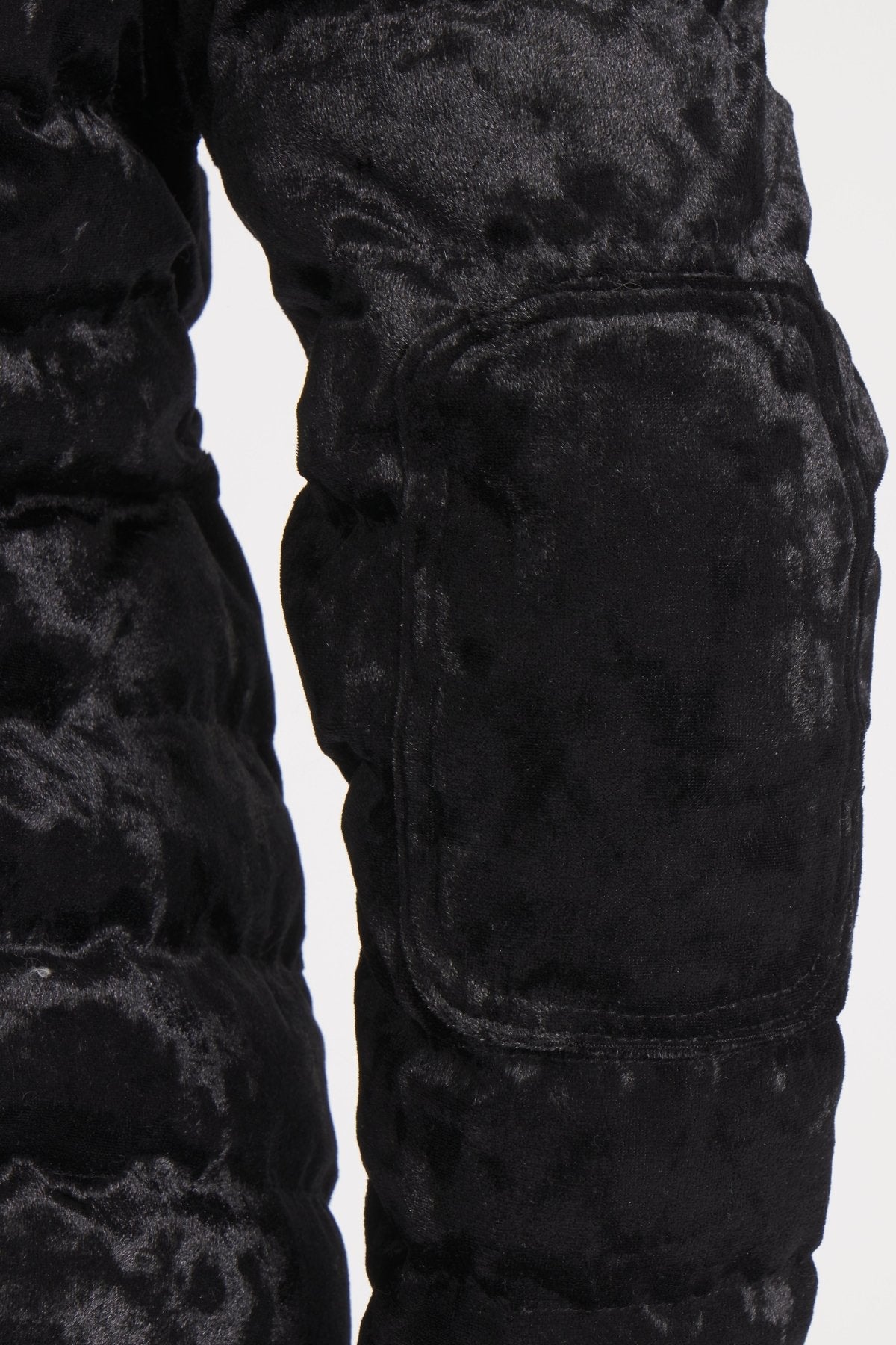 The Harrow Velour | Down Shirt | Midnight Black