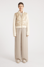 The Hyde | Quilted Down / Wool Jacket | Camel / Beige