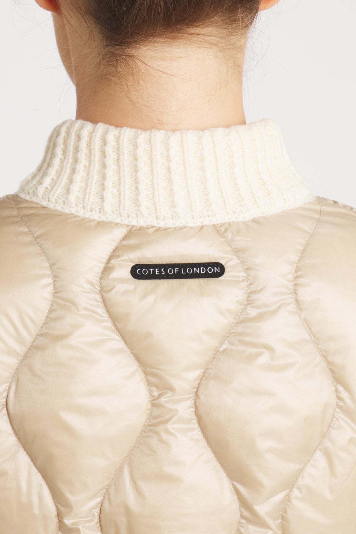 The Hyde | Quilted Down / Wool Jacket | Camel / Beige