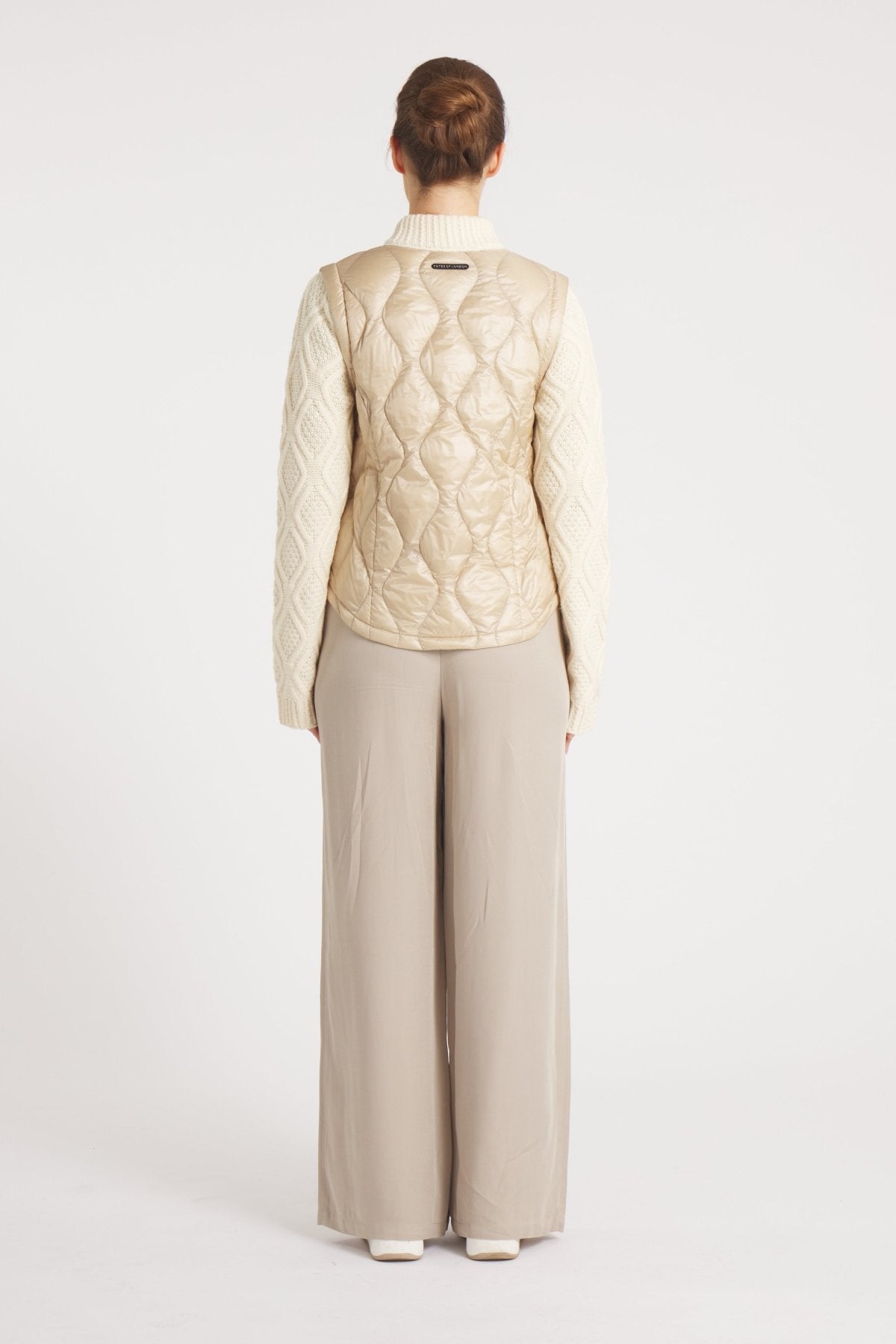 The Hyde | Quilted Down / Wool Jacket | Camel / Beige