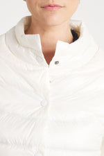 The Soho | Down 3/4 Sleeve Jacket | Ivory