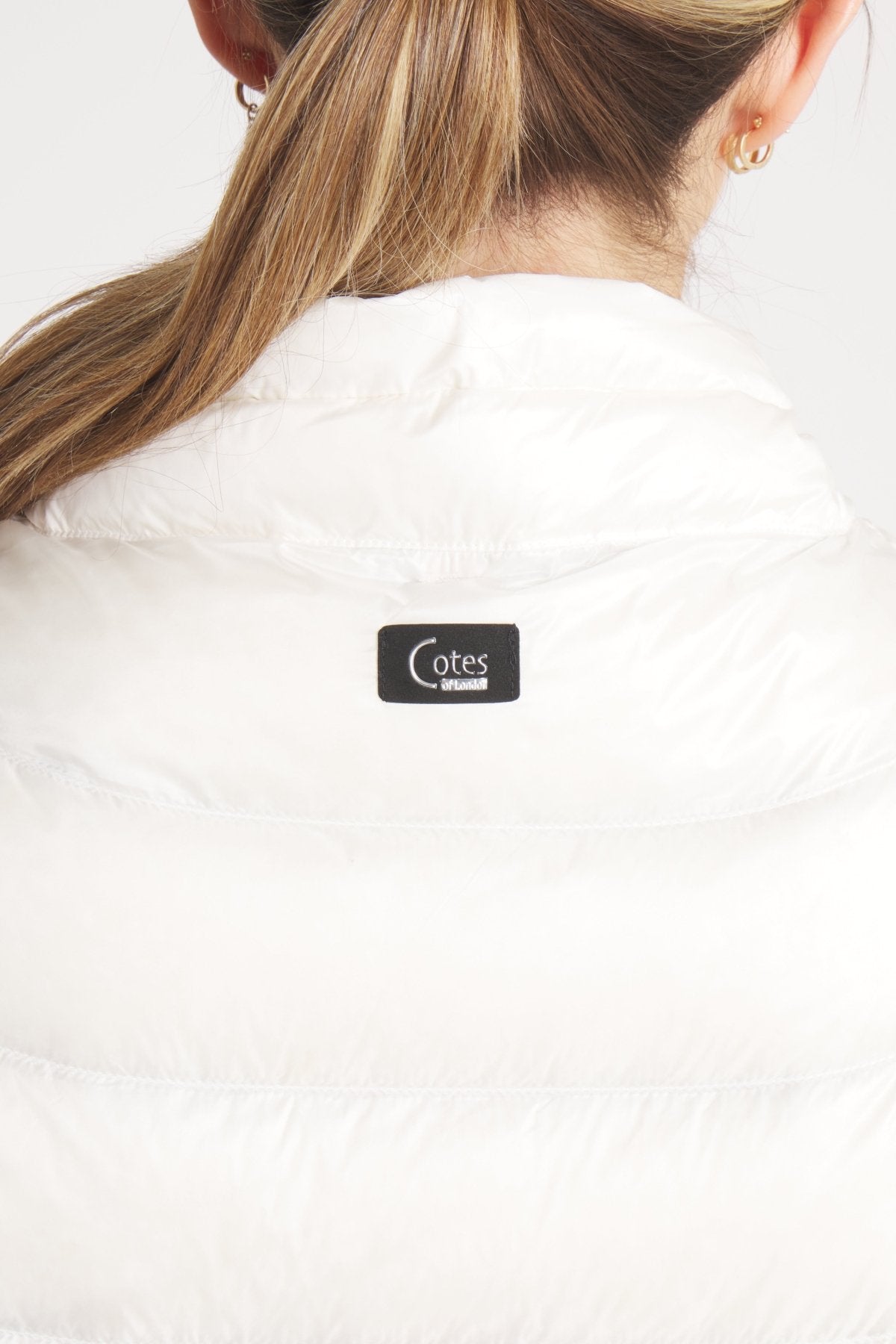 The Soho | Down 3/4 Sleeve Jacket | Ivory