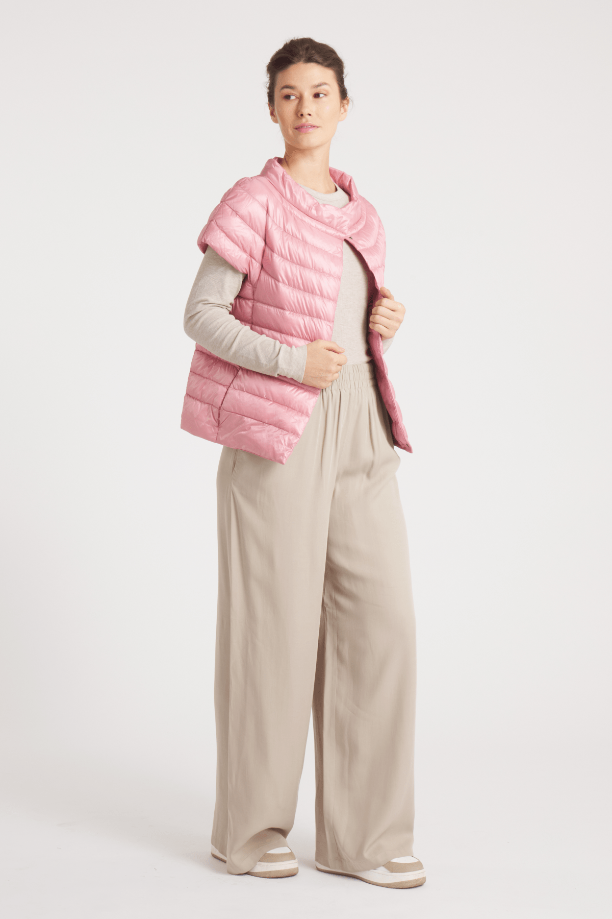 The St Barts | Down Vest | Dusty Rose