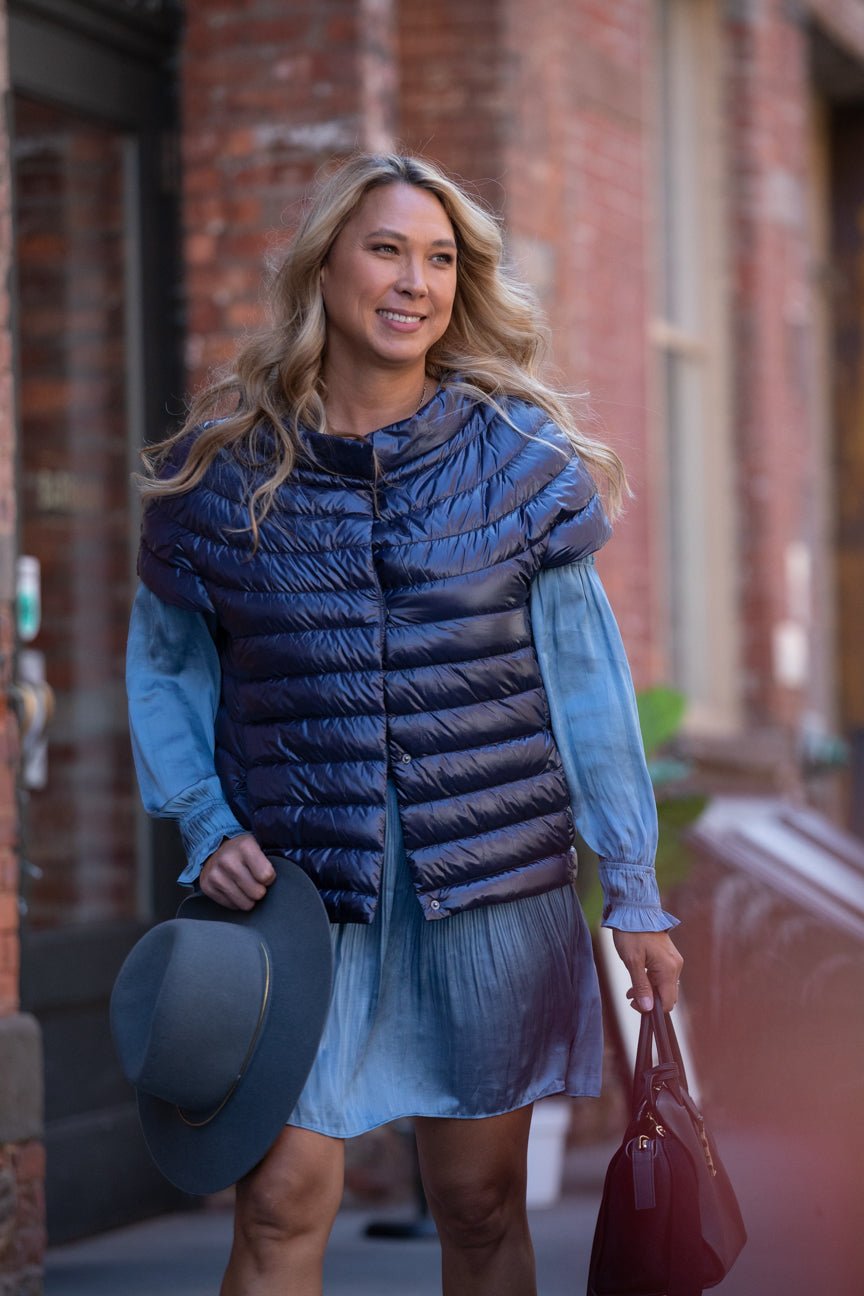 The St Barts | Down Vest | Navy