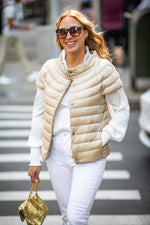 The St Barts | Down Vest | Taupe