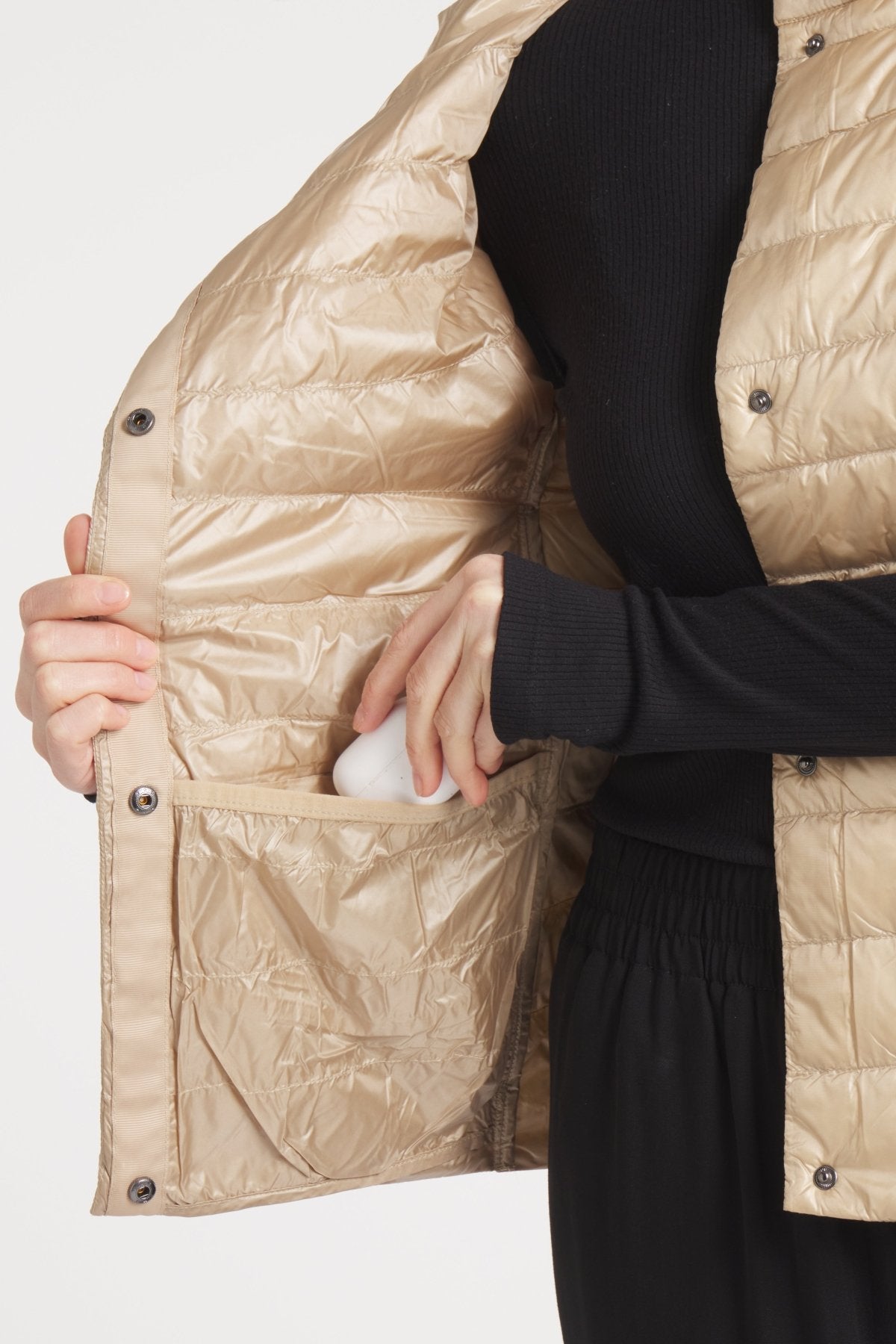 The St Barts | Down Vest | Taupe