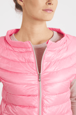 The St Ives | Down Vest | Bubble Gum Pink
