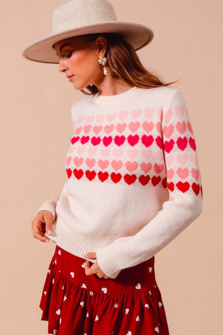 Valentine Heart Sweater - By Baano