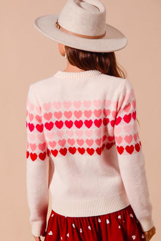 Valentine Heart Sweater - By Baano