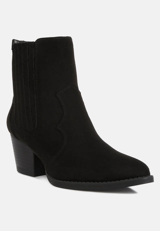 Tiago Ankle Length Low Heel Cowboy Boots