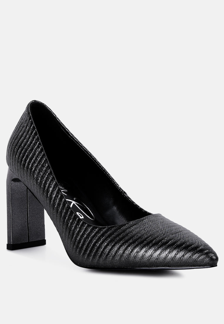 Tickles Italian Block Heel Pumps