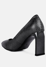 Tickles Italian Block Heel Pumps