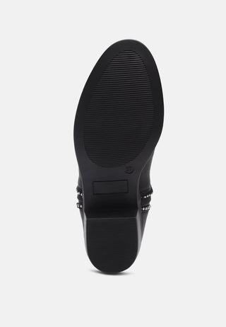 tiffini stars in line stud ankle boots