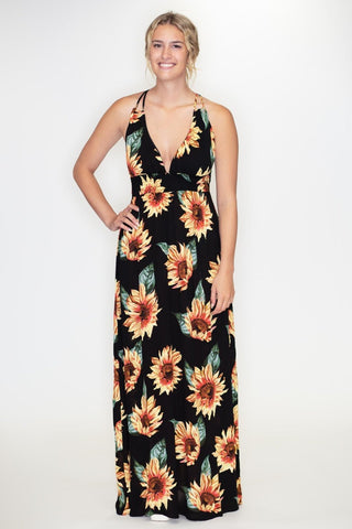 Sunflower Maxi Dress